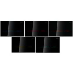 Geberit - Touchless Dual Flush for UP720 Cistern - Sigma80 - Black Glass -Toilet Accessories shop Sigma80 D2N 375 1