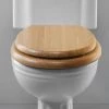 Silverdale Traditional Luxury Light Oak Wooden Toilet Seat 2 Silverdale Traditional Luxury Light Oak Wooden Toilet Seat -Toilet Accessories shop Silverdale Light Oak Wooden Toilet Seat p