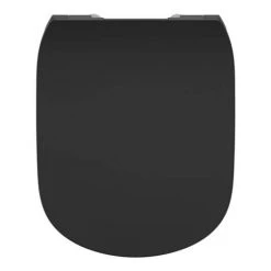 Ideal Standard Tesi Silk Black Soft Close Thin Toilet Seat & Cover -Toilet Accessories shop T3527V3 D2 460