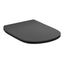 Ideal Standard Tesi Silk Black Soft Close Thin Toilet Seat & Cover -Toilet Accessories shop T3527V3 D3 460