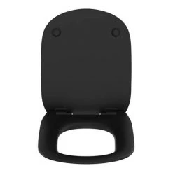Ideal Standard Tesi Silk Black Soft Close Thin Toilet Seat & Cover -Toilet Accessories shop T3527V3 D5 460