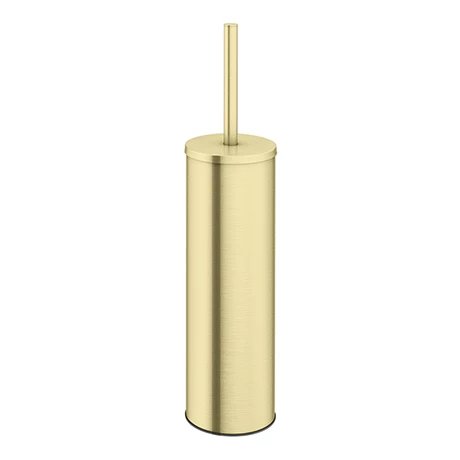 Arezzo Brushed Brass Toilet Brush + Holder 3 Arezzo Brushed Brass Toilet Brush + Holder