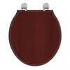Ideal Standard Waverley Mahogany Standard Toilet Seat & Cover -Toilet Accessories shop U0248GC P