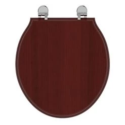 Ideal Standard Waverley Mahogany Standard Toilet Seat & Cover