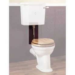 Silverdale Universal Low Level Flush Pipe Kit - Nickel -Toilet Accessories shop UNFPKLL NI D1 460