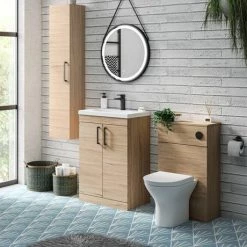 Venice Concealed WC Cistern with Black Push Button Flush -Toilet Accessories shop VCCBLK d4 460