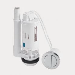 Venice Concealed WC Cistern with Rose Gold Push Button Flush -Toilet Accessories shop VCCRSG d1 460