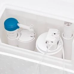 Venice Concealed WC Cistern with Rose Gold Push Button Flush -Toilet Accessories shop VCCRSG d2 460