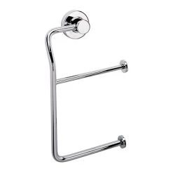 Venice Chrome Double Toilet Roll Holder