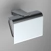 Venice Square Chrome Toilet Roll Holder with Cover