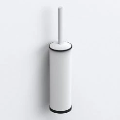 Venice White Toilet Brush & Holder