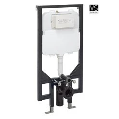 Crosswater - 1.14m Height Ultra Slim Wall Hung WC Support Frame (w/ Concealed Cistern) WCF118X50-VS+2