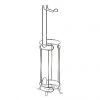 Chrome Wire Freestanding Toilet Roll & Spare Paper Holder -Toilet Accessories shop WFTRSPC P