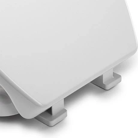 Croydex Raised White Toilet Seat - WL400522H 4 Croydex Raised White Toilet Seat - WL400522H - Image 2