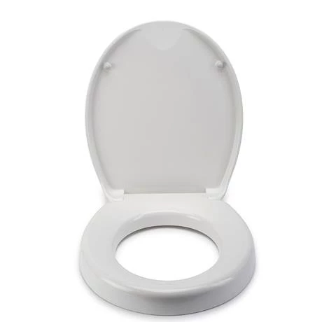 Croydex Raised White Toilet Seat - WL400522H 5 Croydex Raised White Toilet Seat - WL400522H - Image 3