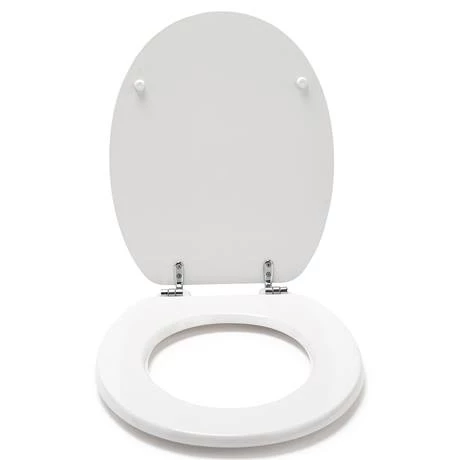 Croydex Flexi-Fix Kielder White Anti-Bacterial Toilet Seat - WL600822H 5 Croydex Flexi-Fix Kielder White Anti-Bacterial Toilet Seat - WL600822H - Image 3