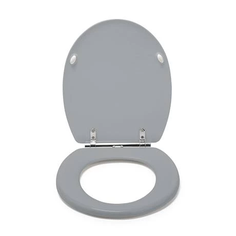Croydex Lugano Grey Flexi-Fix Toilet Seat with Soft Close and Quick Release - WL601031H 5 Croydex Lugano Grey Flexi-Fix Toilet Seat with Soft Close and Quick Release - WL601031H - Image 3