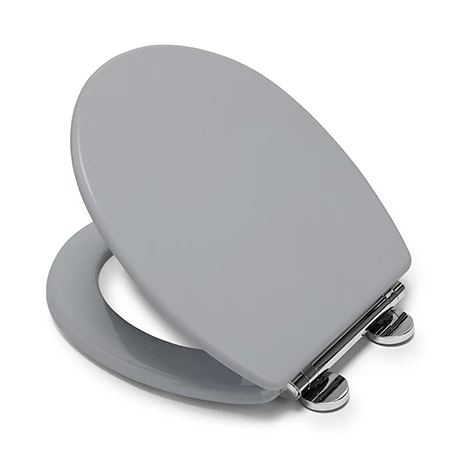 Croydex Lugano Grey Flexi-Fix Toilet Seat with Soft Close and Quick Release - WL601031H 3 Croydex Lugano Grey Flexi-Fix Toilet Seat with Soft Close and Quick Release - WL601031H