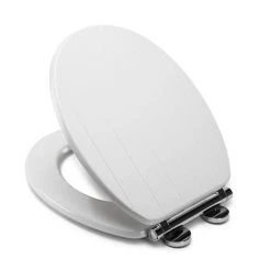 Croydex Portland White Sit Tight Toilet Seat with Soft Close and Quick Release - WL601122H -Toilet Accessories shop WL601122H D1 460