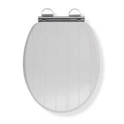 Croydex Portland White Sit Tight Toilet Seat with Soft Close and Quick Release - WL601122H -Toilet Accessories shop WL601122H D2 460