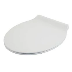 Croydex Flexi-Fix Michigan White Anti-Bacterial Toilet Seat with Soft Close and Quick Release - WL601622H -Toilet Accessories shop WL601622H D2 460