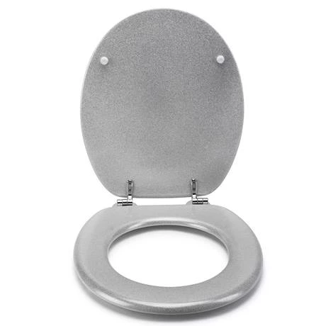 Croydex Flexi-Fix White Quartz Effect Anti-Bacterial Toilet Seat - WL601822H 5 Croydex Flexi-Fix White Quartz Effect Anti-Bacterial Toilet Seat - WL601822H - Image 3