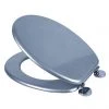 Croydex Flexi-Fix Silver Quartz Effect Anti-Bacterial Toilet Seat - WL601840H -Toilet Accessories shop WL601840H P