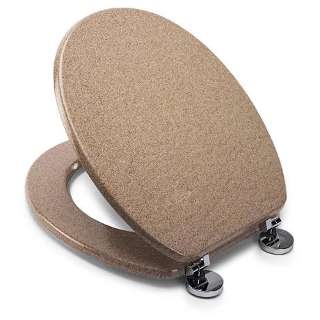 Croydex Flexi-Fix Dorney Sandstone Effect Anti-Bacterial Toilet Seat - WL601915H 4 Croydex Flexi-Fix Dorney Sandstone Effect Anti-Bacterial Toilet Seat - WL601915H - Image 2