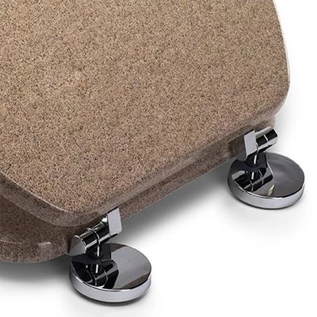 Croydex Flexi-Fix Dorney Sandstone Effect Anti-Bacterial Toilet Seat - WL601915H 5 Croydex Flexi-Fix Dorney Sandstone Effect Anti-Bacterial Toilet Seat - WL601915H - Image 3