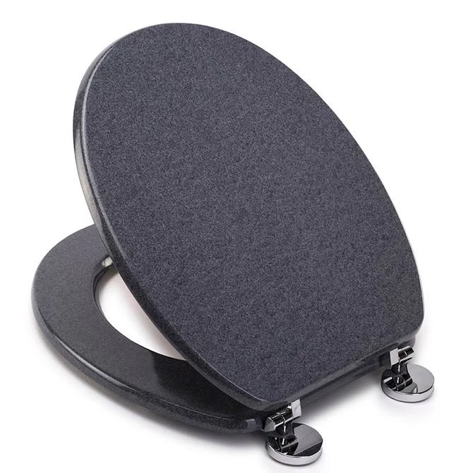 Croydex Flexi-Fix Dove Granite Effect Anti-Bacterial Toilet Seat - WL601931H 3 Croydex Flexi-Fix Dove Granite Effect Anti-Bacterial Toilet Seat - WL601931H