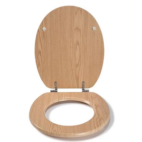 Croydex Flexi-Fix Geneva Oak Effect Anti-Bacterial Toilet Seat - WL602176H 4 Croydex Flexi-Fix Geneva Oak Effect Anti-Bacterial Toilet Seat - WL602176H - Image 2