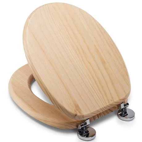 Croydex Flexi-Fix Davos Blonded Effect Solid Pine Anti-Bacterial Toilet Seat - WL602272H 6 Croydex Flexi-Fix Davos Blonded Effect Solid Pine Anti-Bacterial Toilet Seat - WL602272H - Image 4