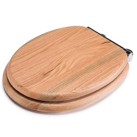 Croydex Flexi-Fix Rutland Solid Oak Anti-Bacterial Toilet Seat with Soft Close and Quick Release - WL602376H 8 Croydex Flexi-Fix Rutland Solid Oak Anti-Bacterial Toilet Seat with Soft Close and Quick Release - WL602376H - Image 6