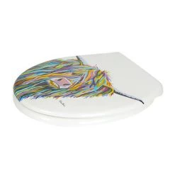 Croydex Angus McCoo Flexi-Fix Toilet Seat by Steven Brown Art - WL604022 -Toilet Accessories shop WL604022 D3 460
