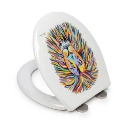 Croydex Lewis McZoo Flexi-Fix Toilet Seat by Steven Brown Art - WL604322H 10 Croydex Lewis McZoo Flexi-Fix Toilet Seat by Steven Brown Art - WL604322H -Toilet Accessories shop WL604322H D1 460