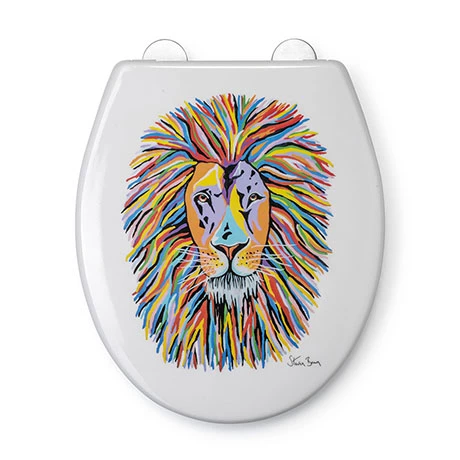 Croydex Lewis McZoo Flexi-Fix Toilet Seat by Steven Brown Art - WL604322H 3 Croydex Lewis McZoo Flexi-Fix Toilet Seat by Steven Brown Art - WL604322H