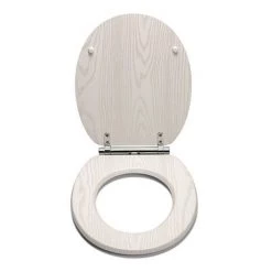 Croydex Maitland White Oak Effect Flexi-Fix Toilet Seat with Soft Close and Quick Release - WL605122H 10 Croydex Maitland White Oak Effect Flexi-Fix Toilet Seat with Soft Close and Quick Release - WL605122H -Toilet Accessories shop WL605122H D3 460