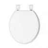 Traditional Style White Wooden Toilet Seat - WTS001