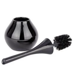 Wenko Bottle Black Toilet Brush - 22038100 -Toilet Accessories shop Wenko Bottle Black Toilet Brush d1 460