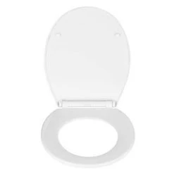 Wenko Kos Soft Close Toilet Seat - White -Toilet Accessories shop Wenko Kos Soft Close Toilet Seat White d1 460