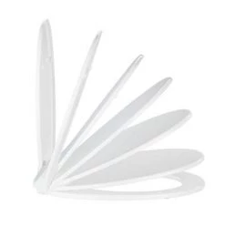 Wenko Kos Soft Close Toilet Seat - White -Toilet Accessories shop Wenko Kos Soft Close Toilet Seat White d3 460