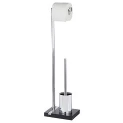 Wenko - Noble Standing WC Set - Black - 20460100