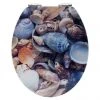 Wenko Sea Shell 3D Effect Soft Close Toilet Seat 1 Wenko Sea Shell 3D Effect Soft Close Toilet Seat -Toilet Accessories shop Wenko Sea Shell 3D Effect Soft Close Toilet Seat p