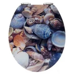 Wenko Sea Shell 3D Effect Soft Close Toilet Seat