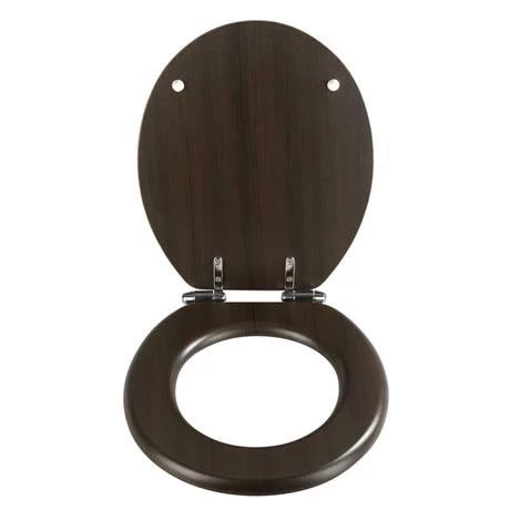 Wenko Wenge MDF Soft Close Toilet Seat 4 Wenko Wenge MDF Soft Close Toilet Seat - Image 2