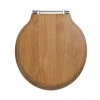 Imperial Etoile Standard Toilet Seat with Chrome Hinges - Natural Oak -Toilet Accessories shop XE50000120 P