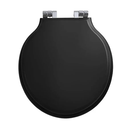 Imperial Etoile Soft Close Toilet Seat with Chrome Hinges - High Gloss Black 3 Imperial Etoile Soft Close Toilet Seat with Chrome Hinges - High Gloss Black