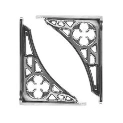 Imperial Ironbridge Chrome High Level Cistern Brackets (Pair)