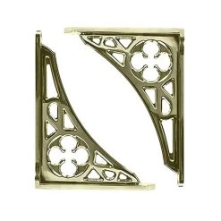 Imperial Ironbridge Antique Gold High Level Cistern Brackets (Pair)