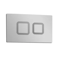 Hudson Reed Square Dual Flush Concealed WC Cistern with Wall Hung Frame - XTY009S -Toilet Accessories shop XTY009S d1 460